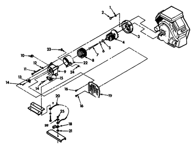 Generator Diagram and Parts List for 9404-1-3ZC40  Briggs and Stratton Generator